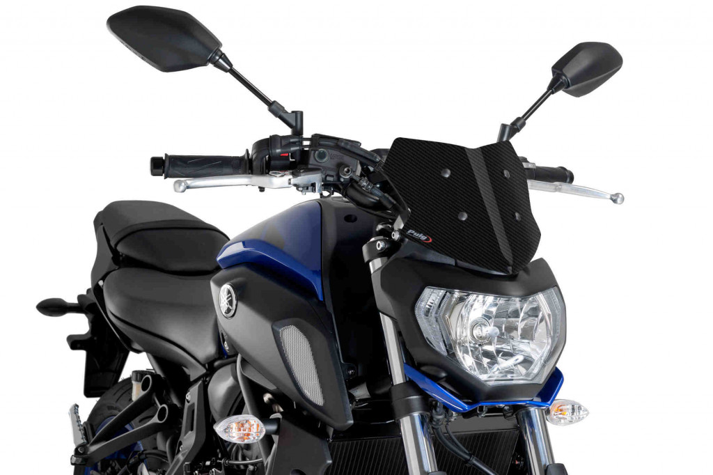Windshield PUIG NEW GEN. SPORT 9666C carbon look
