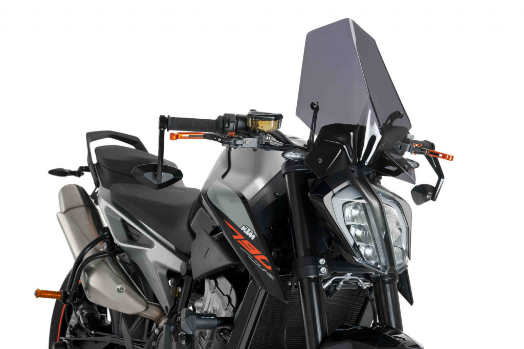 Windshield PUIG NEW GEN. SPORT 9668F dark smoke