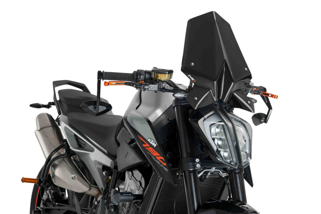 Windshield PUIG NEW GEN. SPORT 9668N Crni