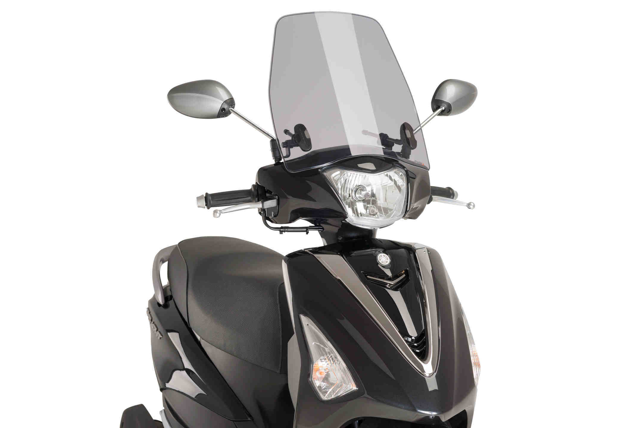 Windshield PUIG TRAFIC 9970H smoke for YAMAHA D'elight 125 2017-2020