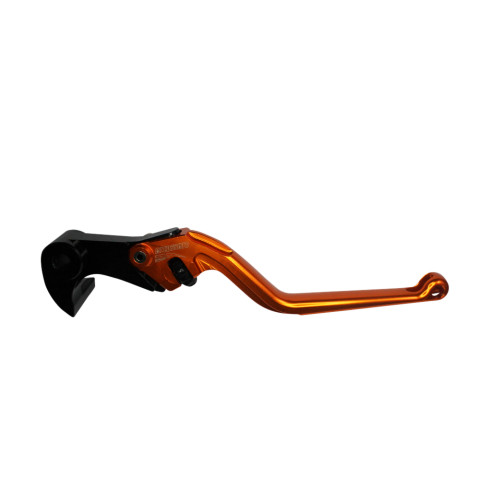 Brake lever ACCOSSATO EDR015 fixed CNC-worked aluminium, orange