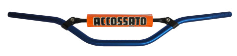 Handlebar ACCOSSATO aluminium, 22 mm plavi