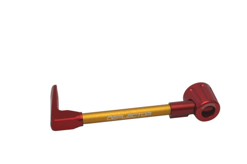 Lever guard ACCOSSATO DE002 with gold hose and joint left, aluminium