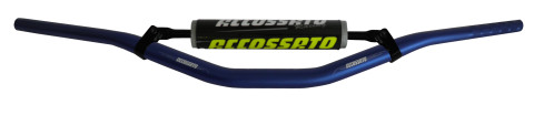 Handlebar ACCOSSATO aluminium, 28.5 mm plavi