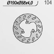 Kočiona disk NG 104