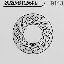 Kočiona disk NG 9113