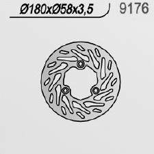 Kočiona disk NG 9176