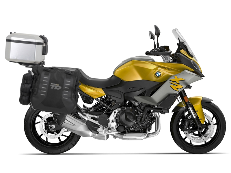 Complete set of SHAD TERRA TR40 adventure saddlebags and SHAD TERRA aluminium 48L topcase, including mounting kit SHAD BMW F 900 XR