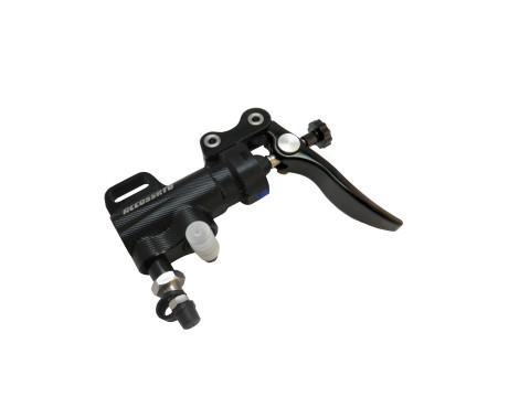 Thumb brake master cylinder ACCOSSATO BP001 piston diam. 10.5 mm with short lever, without bracket