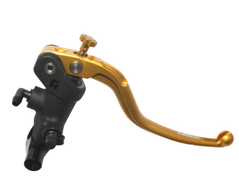 Radial brake master cylinder ACCOSSATO PC013 19 x 20 with fixed lever,gold
