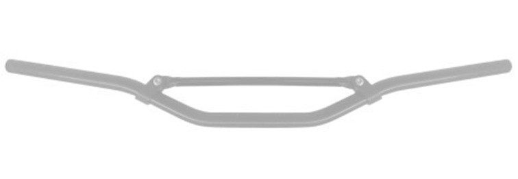 Handlebar ACCOSSATO HB051 Aluminium Made With Constant Diameter - 22 mm Crni