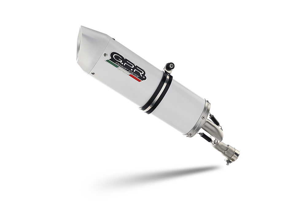 Slip-on exhaust GPR ALBUS CERAMIC A.76.RACEDB.ALB White glossy