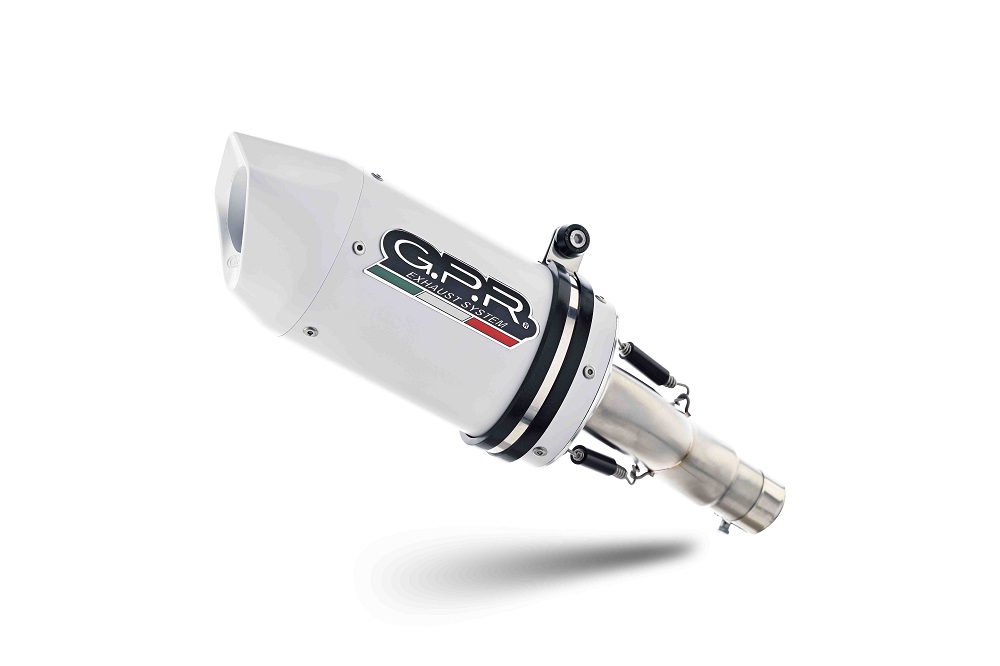 Slip-on exhaust GPR ALBUS EVO4 KT.209.1.ALBE5 White glossy