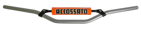 Handlebar ACCOSSATO aluminium, 22 mm silver