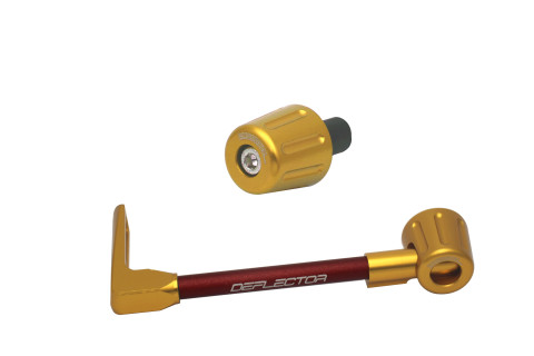 Lever guard in aluminium + right end ACCOSSATO DE005 with red hose and joint left