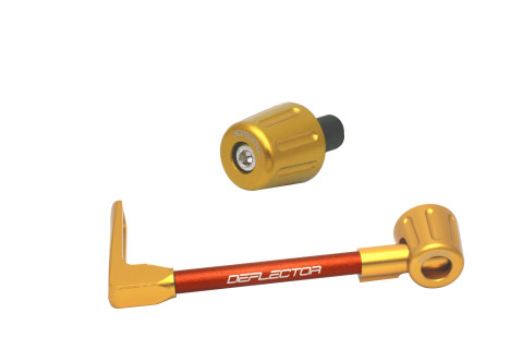 Lever guard in aluminium + right end ACCOSSATO DE005 with orange hose and joint left