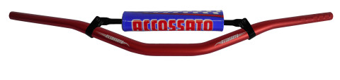 Handlebar ACCOSSATO aluminium, 28.5 mm crven