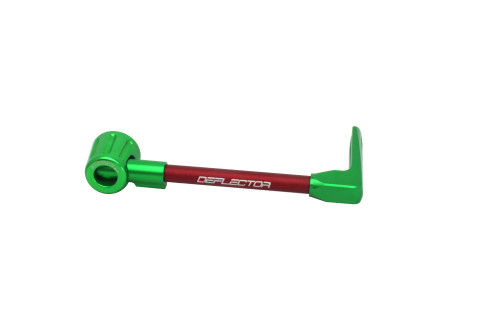 Lever guard ACCOSSATO DE001 with red hose and joint right, aluminium