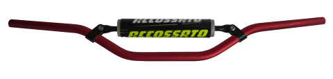 Handlebar ACCOSSATO aluminium, 22 mm crven