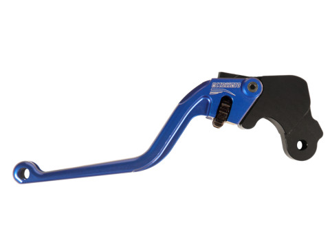 Clutch Lever ACCOSSATO ESC037 fixed CNC-worked aluminium, blue