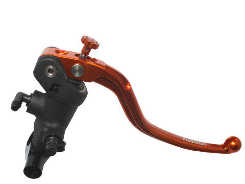 Radial brake master cylinder ACCOSSATO PC013 19 x 20 with fixed lever,orange