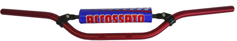 Handlebar ACCOSSATO aluminium, 22 mm crven