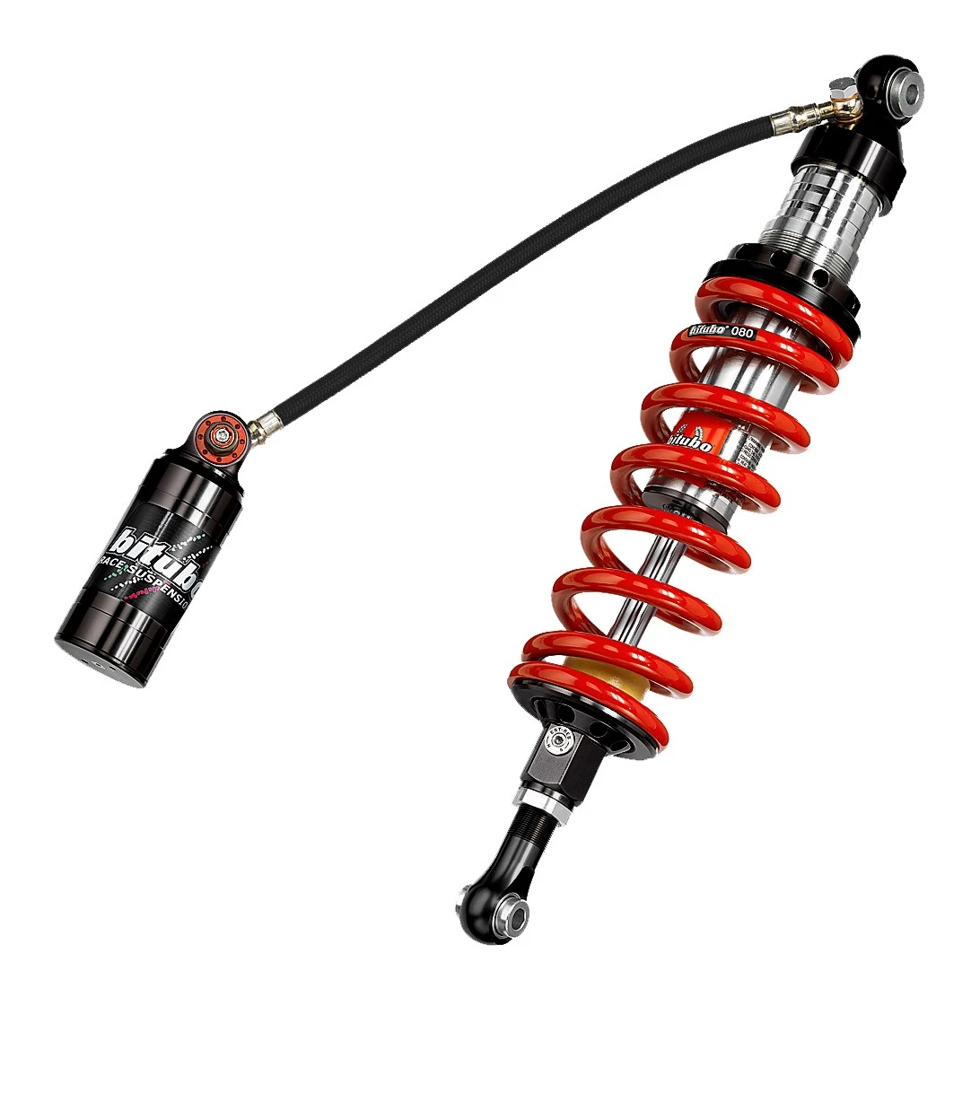 Monoshock BITUBO CLU1 adjustable: spring preload, rebound, double compression, length red spring