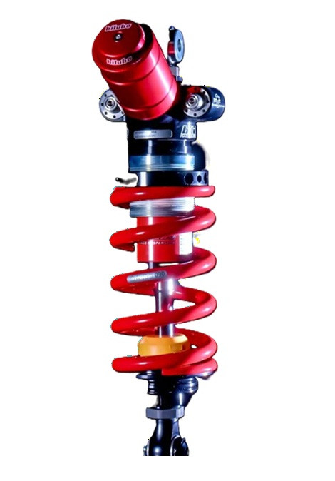 Monoshock BITUBO XXT adjustable: preload, rebound, compression red spring
