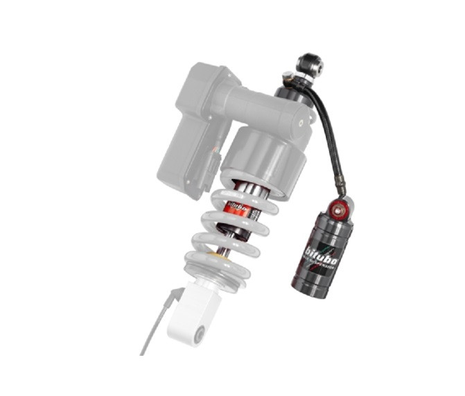 Rear monoshock BITUBO VXU for WP ESA OEM with remote reservoir with double adj. Compression