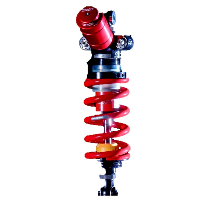 Monoshock BITUBO XXT6 adjustable: preload, rebound, compression (STD -10mm) red spring