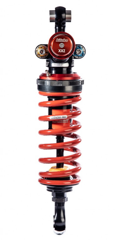 Monoshock BITUBO XXZB adjustable:pneum.preload, 2rebound, 2compression red spring