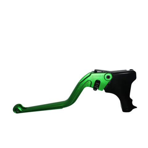 Clutch Lever ACCOSSATO ESB008 fixed CNC-worked aluminium, green