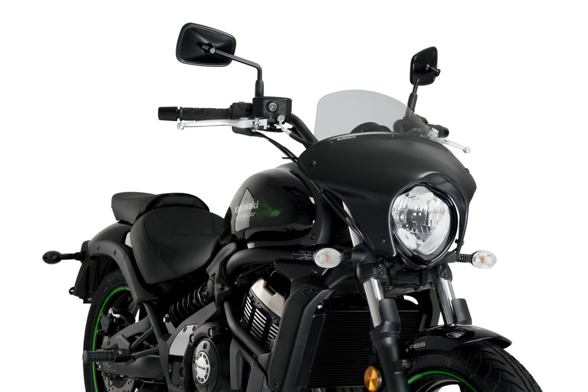 Windscreen PUIG BATWING SML 21076H smoke long for KAWASAKI Vulcan S 650 2015-2025