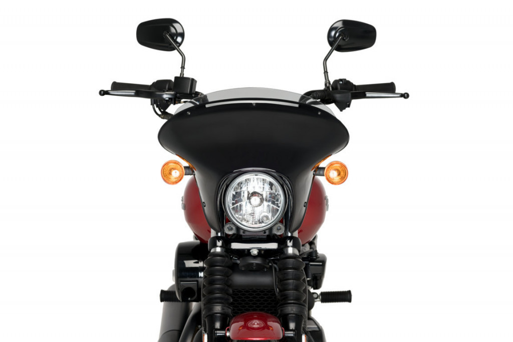Windscreen PUIG BATWING SML 21057H smoke short for HARLEY DAVIDSON XG 750 Street 2017-2020