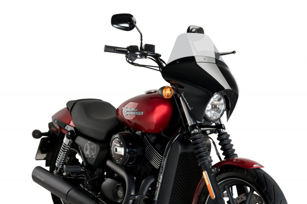 Windscreen PUIG BATWING SML 21058H smoke long for HARLEY DAVIDSON XG 750 Street 2017-2020