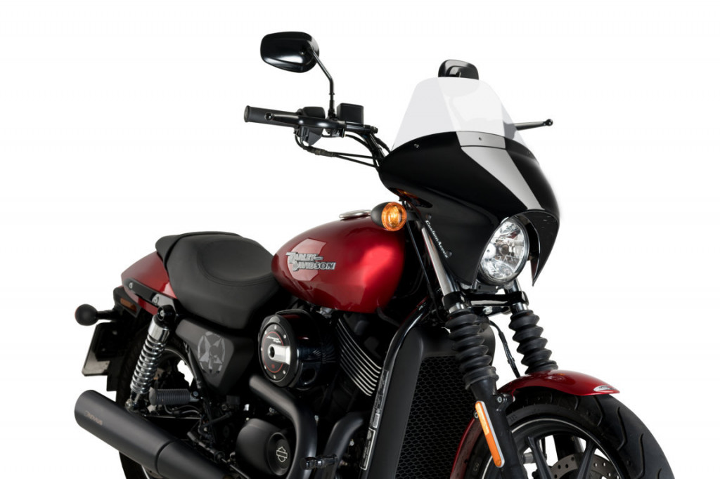 Windscreen PUIG BATWING SML 21058W clear long for HARLEY DAVIDSON XG 750 Street 2017-2020