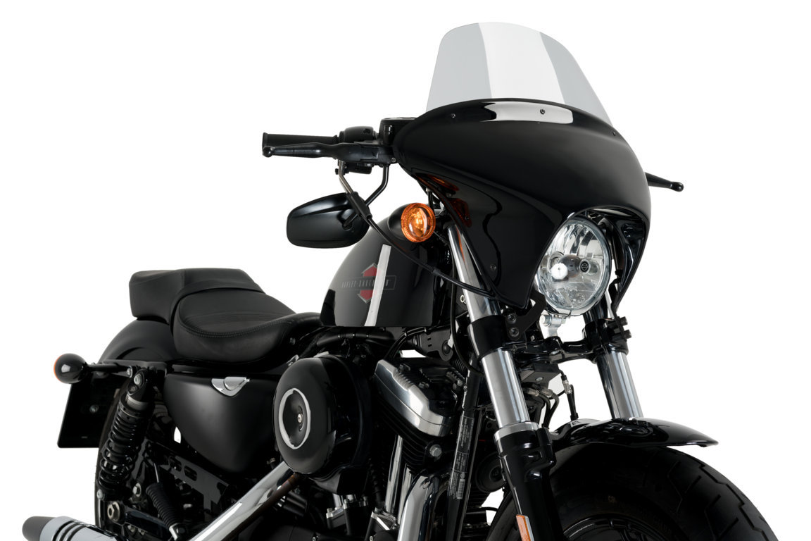 Windscreen PUIG BATWING SML 21056H smoke long for HARLEY DAVIDSON XL 1200 XS Sportster Forty-Eight Special 2018-2020