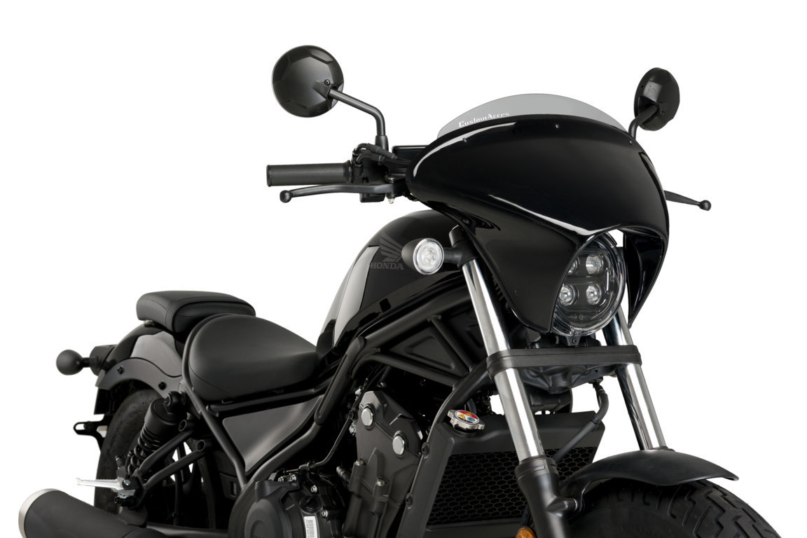 Windscreen PUIG BATWING SML 21063H smoke short for HONDA CMX 500 Rebel 2020-2025