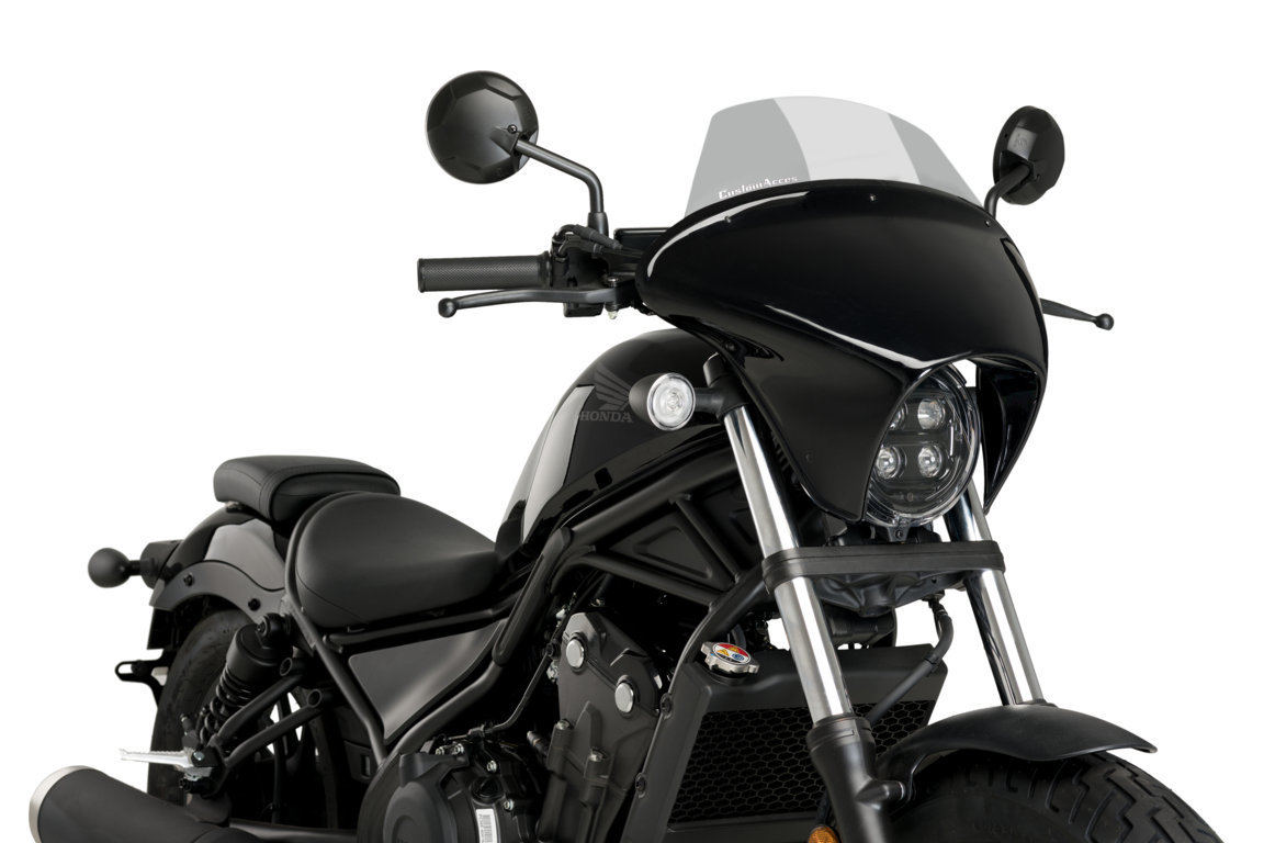 Windscreen PUIG BATWING SML 21064H smoke long for HONDA CMX 500 Rebel 2020-2025