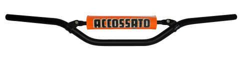 Handlebar ACCOSSATO aluminium, 22 mm Crni