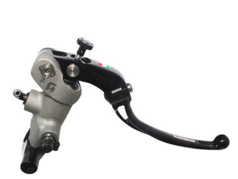Radial brake master cylinder ACCOSSATO PC008 PRS 19 x 17-18-19 with folding lever,black