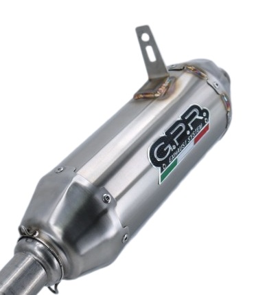 Slip-on exhaust GPR PENTACROSS INOX QUSP.160.PENIO Brushed Stainless steel