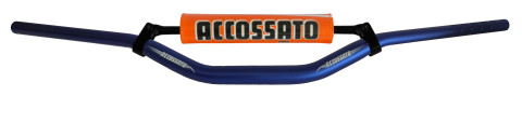 Handlebar ACCOSSATO aluminium, 28.5 mm plavi
