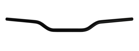 Handlebar ACCOSSATO HB179 Aluminium Made With Constant Diameter - 22 mm Crni