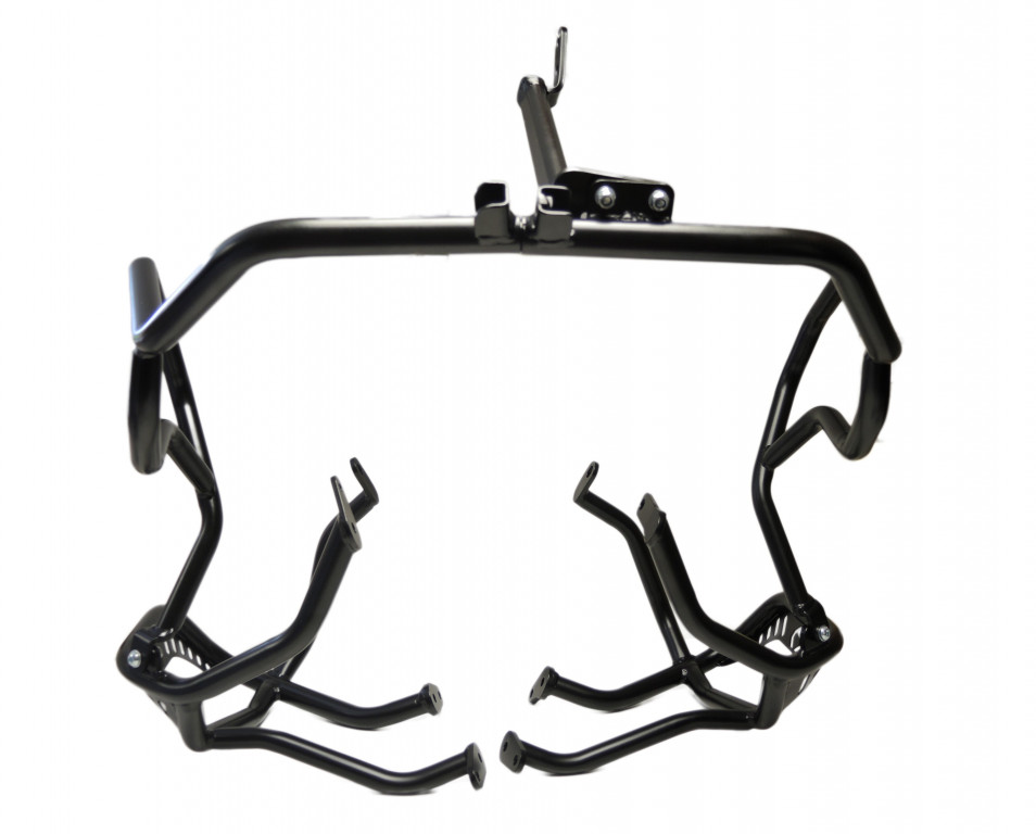Engine guards RDMOTO CF120KD matt black upper + lower for BMW R 1200 GS 2013-2019