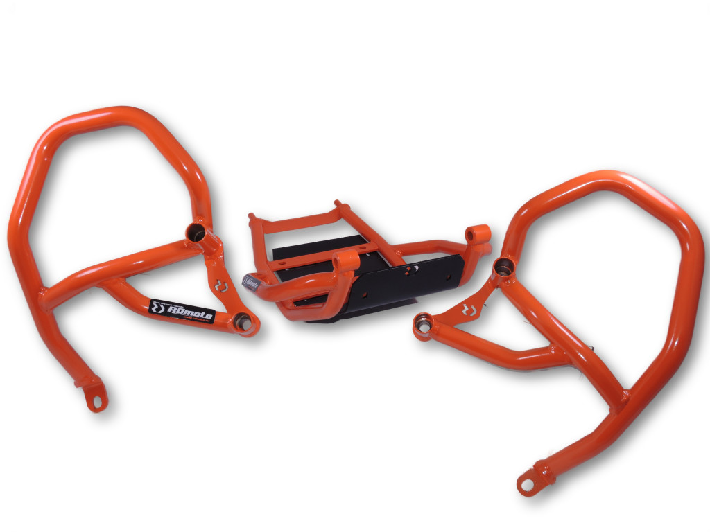 Engine guards RDMOTO CF124O orange upper + lower