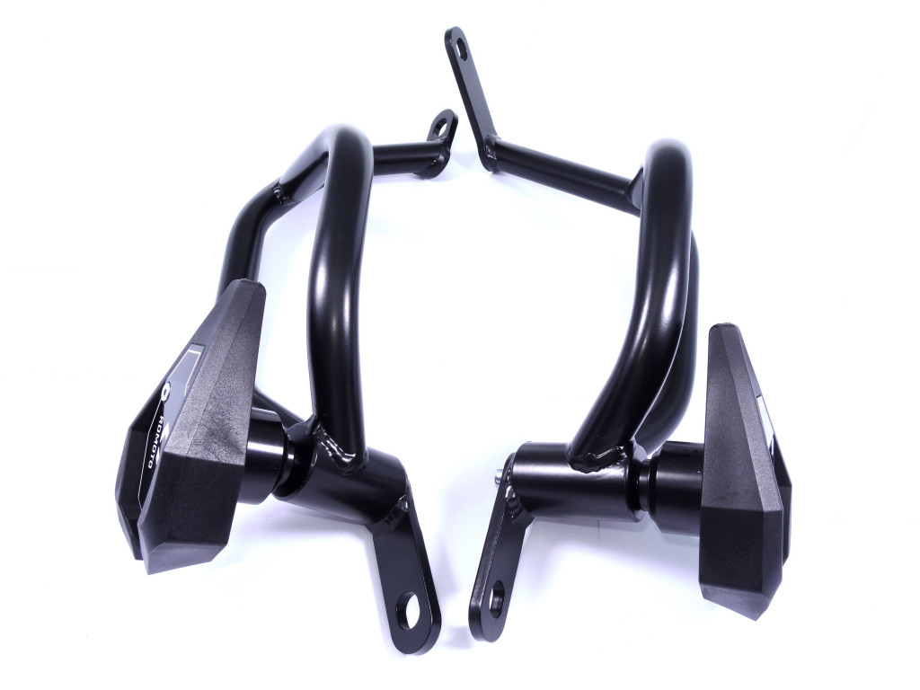 Engine guards RDMOTO CF142KDSL01K matt black for HONDA CB 650 F / FA 2014-2019