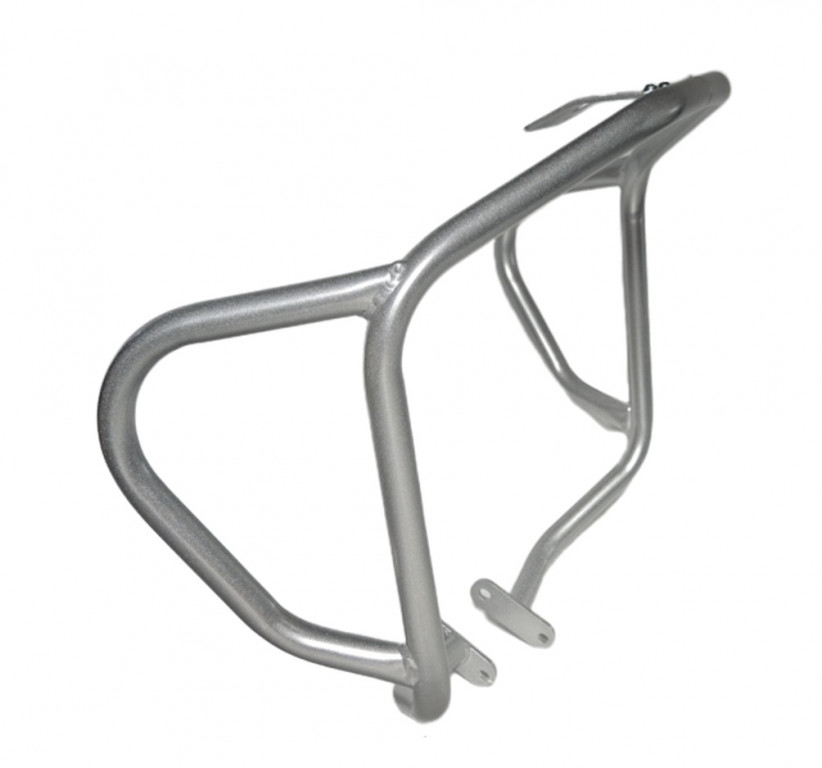 Engine guards RDMOTO CF54S matt silver upper