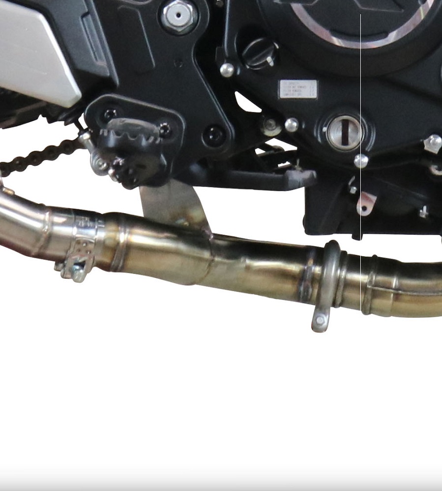 Decat pipe GPR CF.12.RACE.DEC Brushed Stainless steel