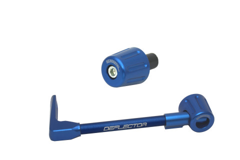 Lever guard in aluminium + right end ACCOSSATO DE005 with blue hose and joint left